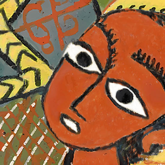 Detail from Ethiopian Nativity